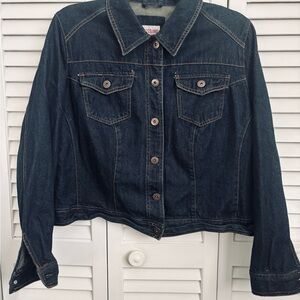 Mossimo Supply Co. Dark Blue Jean Jacket